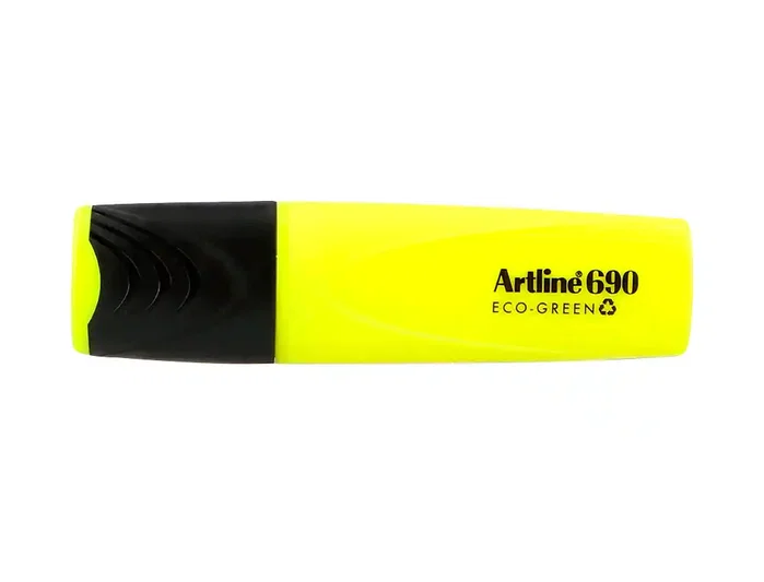 Artline Rotulador Fluorescente EK-690 Eco Green Amarillo