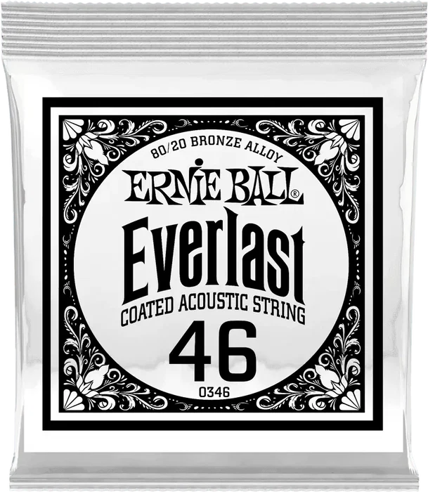 Ernie Ball Cuerda Acústica Everlast CT 80/20 Bronze 046 (Set de 6) (Set de 6)