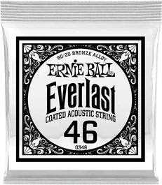 Ernie Ball Cuerda Acústica Everlast CT 80/20 Bronze 046 (Set de 6) (Set de 6)