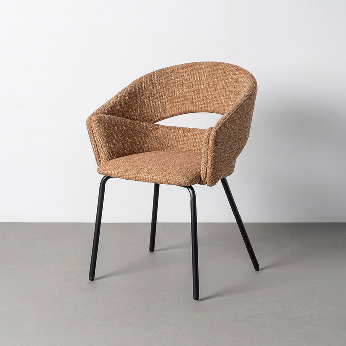 Silla Brazos Moka Tejido-Metal 59 X 61 X 82 cm (Set de 2) Silla Brazos Moka Tejido-Metal 59 X 61 X 82 cm (Set de 2)