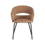 Silla Brazos Moka Tejido-Metal 59 X 61 X 82 cm (Set de 2)