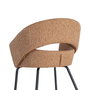 Silla Brazos Moka Tejido-Metal 59 X 61 X 82 cm (Set de 2)