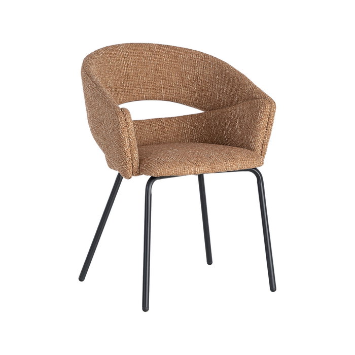 Silla Brazos Moka Tejido-Metal 59 X 61 X 82 cm (Set de 2) Silla Brazos Moka Tejido-Metal 59 X 61 X 82 cm (Set de 2)