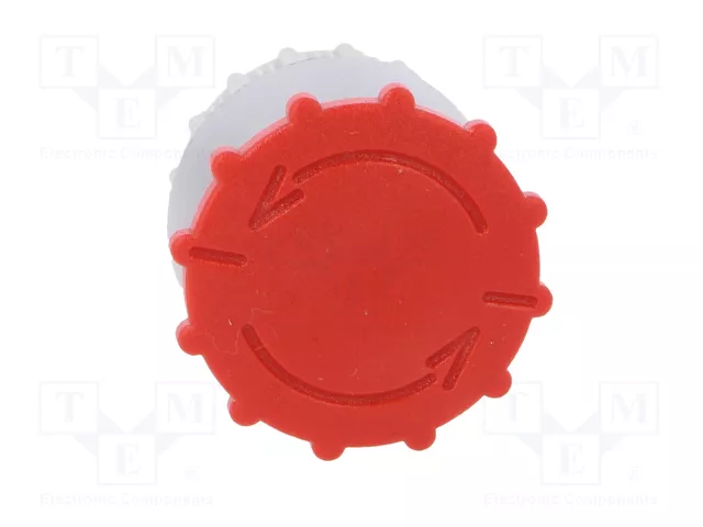 SPAMEL Interruptor de emergencia rojo 22mm SP22-B