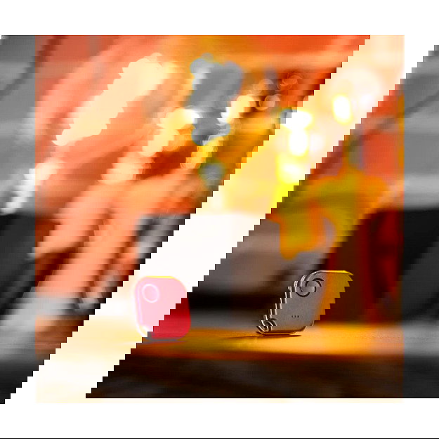 Shelly BLU Button 1 Botón Inteligente Bluetooth Inalámbrico, Rojo, Conecta y Juega (Plug & Play), Rango 30m, Batería CR2032