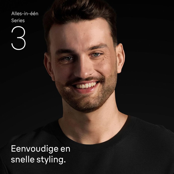 Afeitadora Recargable Ergonómica Multifunción 8 en 1 Braun 8 Piezas