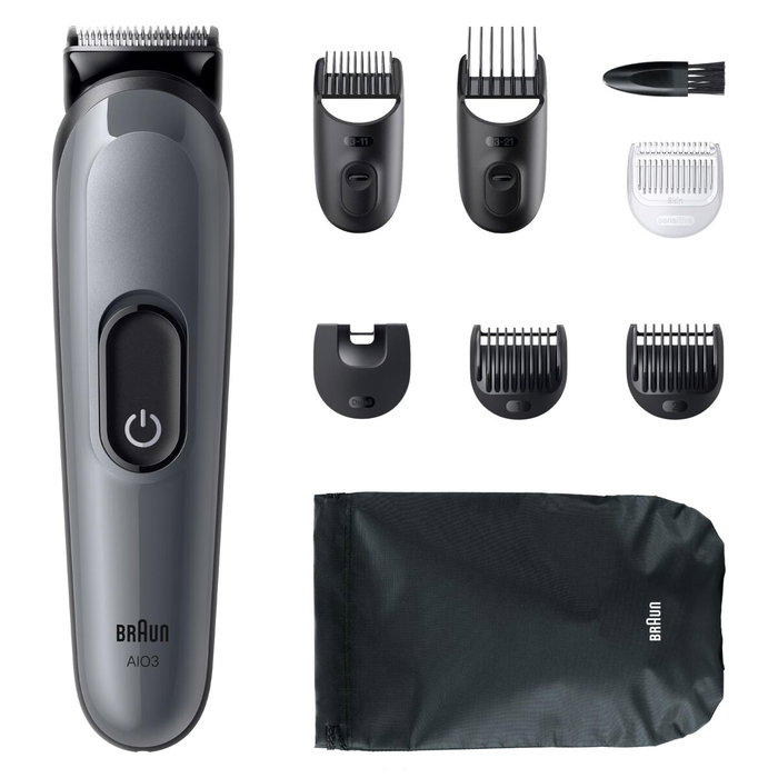 Afeitadora Recargable Ergonómica Multifunción 8 en 1 Braun 8 Piezas