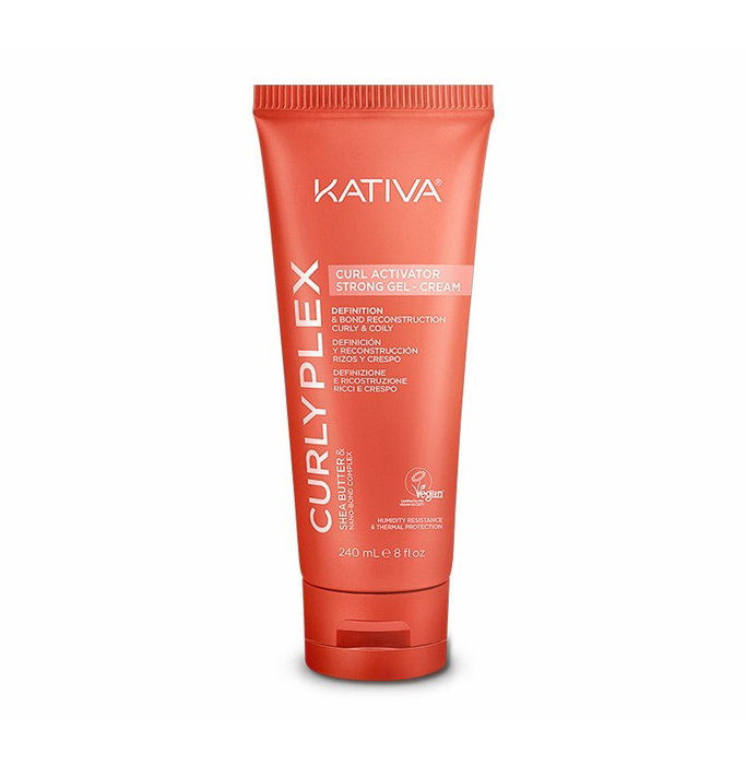 Kativa Curly Plex Curl Activator Strong Gel Cream 240 ml