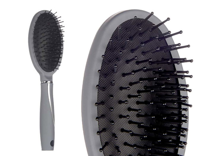 Berilo Cepillo Cabello Gris Siliconado 7 x 25.5 x 3.5 cm (Set de 24)