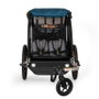 Burley Encore X Remolque de bicicleta y cochecito doble para niños con suspensión