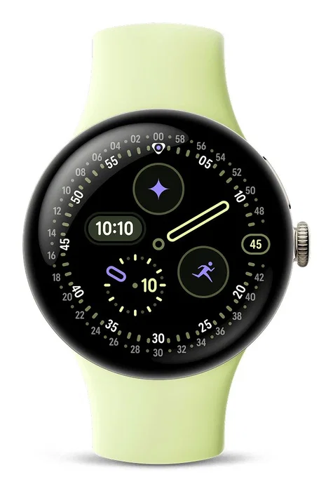 Google Pixel Watch 4 Reloj Inteligente - AMOLED 41 mm Caja Oro, Pantalla Táctil, Wear OS, 32 GB, GPS, Resistente al Agua IP68 (5 ATM), Batería 325 mAh, Asistente Google Gemini