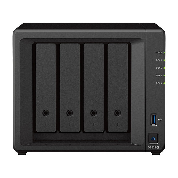 Synology DS923+ NAS Torre 4GB RAM DDR4 ECC 2x USB3.2-I