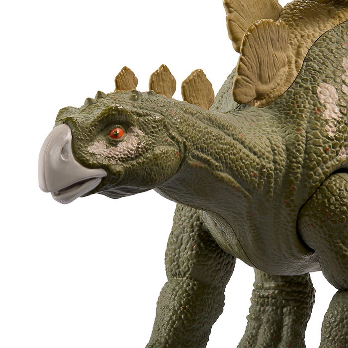 Mattel Htk69 Jurassic World Wild Roar Hesperosaurus Figura Dinosaurio Acción Ataque Rugido Articulado +4 años