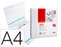 Liderpapel Carpeta Canguro 2 Anillas Mixtas 55mm A4 Plástico Blanco