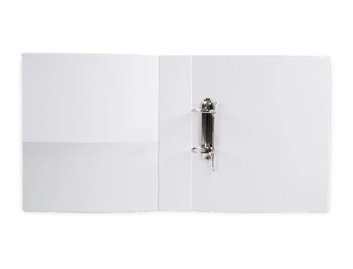 Liderpapel Carpeta Canguro 2 Anillas Mixtas 55mm A4 Plástico Blanco