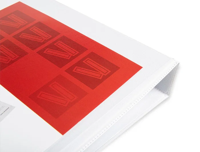 Liderpapel Carpeta Canguro 2 Anillas Mixtas 55mm A4 Plástico Blanco