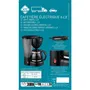 Htc Equipement Cafetera con filtro para 12V - Negro, 6 Tazas, 170W
