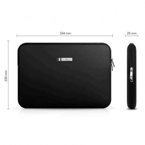 Subblim Funda Business Laptop Sleeve Neoprene V2 11,6-12,5 Pulgadas Negro