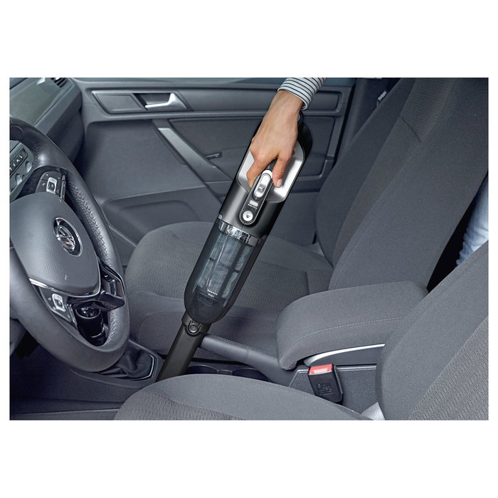 Bosch BBH32101 Aspiradora Escoba 2 en 1 Sin Bolsa Negra a Bateria de 21.6V con Cepillo para Tapicería y Boquilla Estrecha