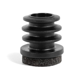 HERRAJES ALK Contera Redonda D16 C/Fieltro Marron Ø Diámetro Ø22