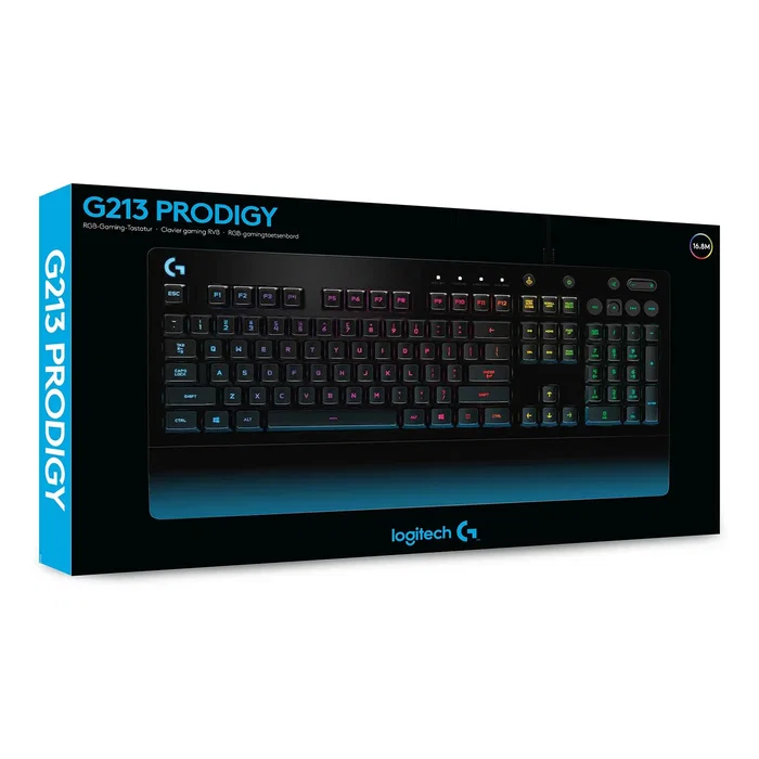 Logitech G213 Prodigy Teclado Gaming USB Azerty Belga Negro