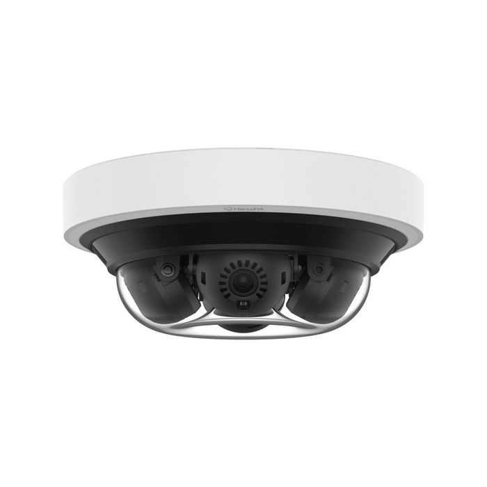 Hanwha Cámara IP Multisensor 16MP (4x 4MP) AI IR20 WDR IK10 IP66 NEMA4X para Exterior