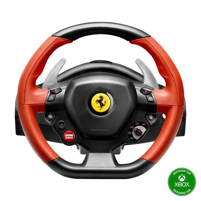 Thrustmaster Ferrari 458 Spider - Volante y Pedales para Xbox One y Xbox Series X|S