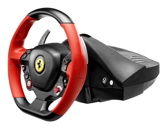 Thrustmaster Ferrari 458 Spider - Volante y Pedales para Xbox One y Xbox Series X|S