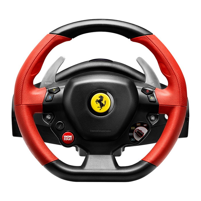 Thrustmaster Ferrari 458 Spider Volante y Pedales para Xbox One y Series X|S Thrustmaster Ferrari 458 Spider Volante y Pedales para Xbox One y Series X|S