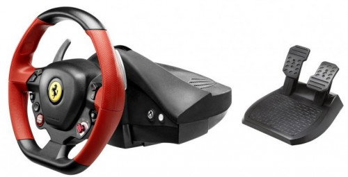 Thrustmaster Ferrari 458 Spider Volante y Pedales para Xbox One y Series X|S Thrustmaster Ferrari 458 Spider Volante y Pedales para Xbox One y Series X|S