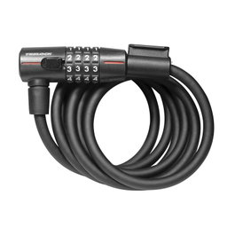 Trelock Candado de Cable 110 cm, Diámetro 15 mm, Nivel de Seguridad 4, Código Configurable, Corrosión
