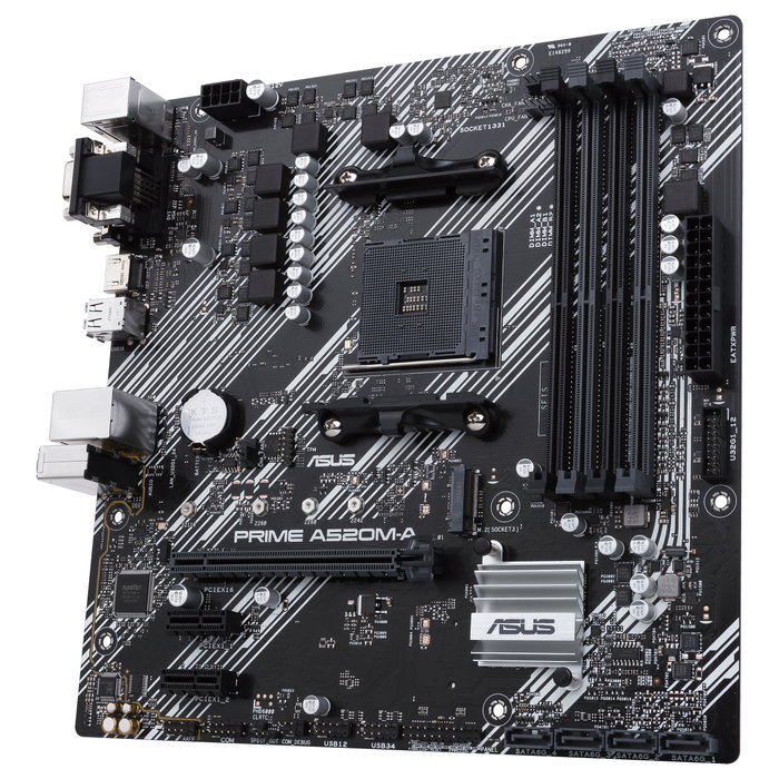 Asus Prime A520M-A II/CSM Socket AM4 Micro ATX DDR4