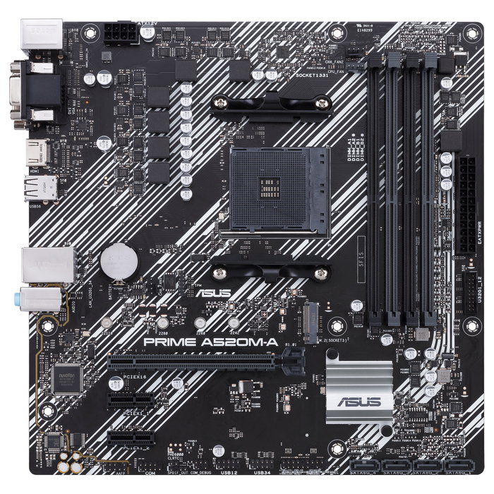 Asus Prime A520M-A II/CSM Socket AM4 Micro ATX DDR4
