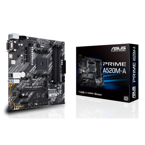 Asus Prime A520M-A II/CSM Socket AM4 Micro ATX DDR4