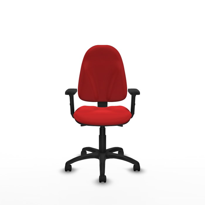 PIQUERAS Y CRESPO Silla de oficina Algarra Rojo con Brazos 2D PIQUERAS Y CRESPO Silla de oficina Algarra Rojo con Brazos 2D