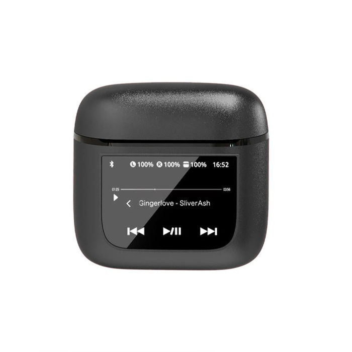 BLAUPUNKT Auriculares Inalámbricos TWS con Pantalla LCD, Cancelación Activa de Ruido ANC y Cancelación de Ruido ENC, Bluetooth