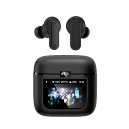 BLAUPUNKT Auriculares Inalámbricos TWS con Pantalla LCD, Cancelación Activa de Ruido ANC y Cancelación de Ruido ENC, Bluetooth