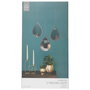 Home Deco Factory Juego De 3 Espejos Colgar Gota Lounge Polipropileno Vidrio Dorado