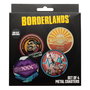 Borderlands Pack de 4 Posavasos