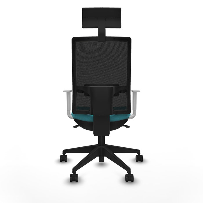 PIQUERAS Y CRESPO Silla de oficina Horna con mecanismo Sincro, Turquesa y Negro PIQUERAS Y CRESPO Silla de oficina Horna con mecanismo Sincro, Turquesa y Negro