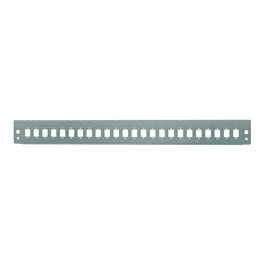 LogiLink Panel frontal de fibra 24 LC-Duplex o SC-Simplex, gris claro