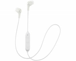 JVC Auriculares Bluetooth In-Ear con Micrófono - Blanco, Cable Reducido, Batería de Larga Duración para Música y Llamadas