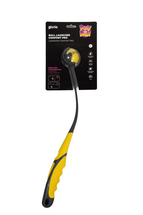 Lanzador de Pelotas para Perros Gloria Amarillo Polipropileno TPR S