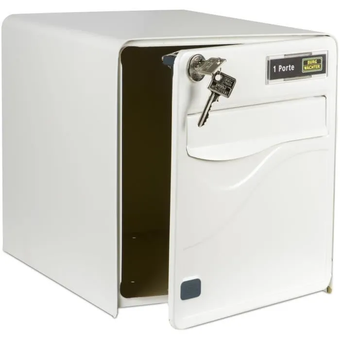 Burg-Wächter BUR3572010525158 Tervo Puerta a Pie Acero Galvanizado Apertura Lateral Hecho en Francia Blanco Burg-Wächter BUR3572010525158 Tervo Puerta a Pie Acero Galvanizado Apertura Lateral Hecho en Francia Blanco