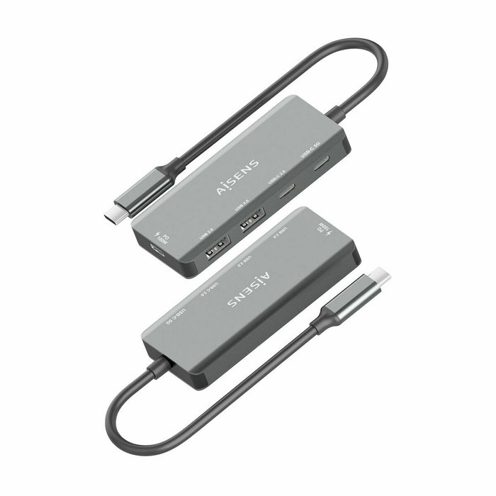 Aisens Hub USB 3.1 USB-C A109-0946 Gris