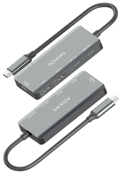 Aisens Hub USB 3.1 USB-C A109-0946 Gris