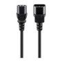 Goobay Cable de extensión para aparatos de refrigeración 1,5 m Negro