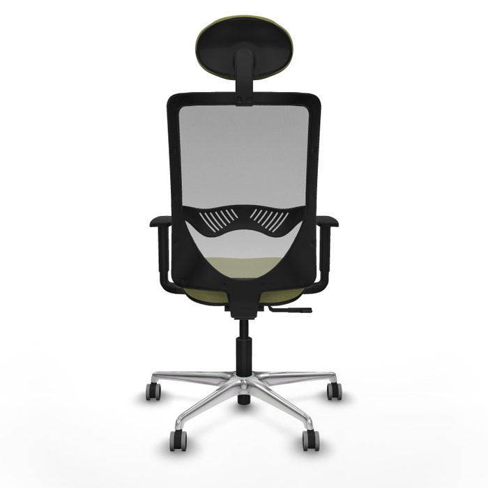 PIQUERAS Y CRESPO Silla de oficina Zulema con mecanismo Sincro, Verde oliva y Gris PIQUERAS Y CRESPO Silla de oficina Zulema con mecanismo Sincro, Verde oliva y Gris