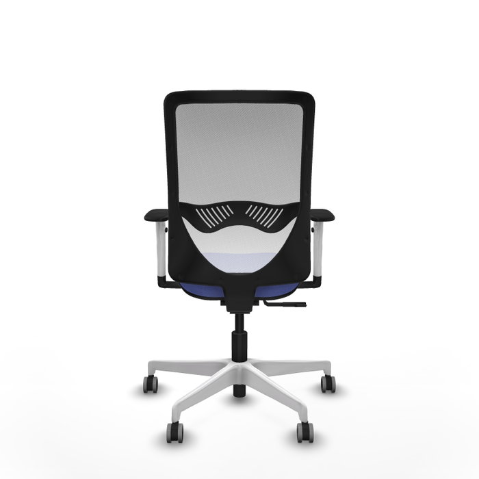 PIQUERAS Y CRESPO Silla de oficina Zulema Azul claro y Blanco con mecanismo Sincro PIQUERAS Y CRESPO Silla de oficina Zulema Azul claro y Blanco con mecanismo Sincro