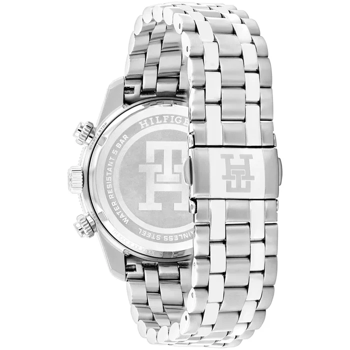 Tommy Hilfiger 1792185 con esfera azul y correa gris